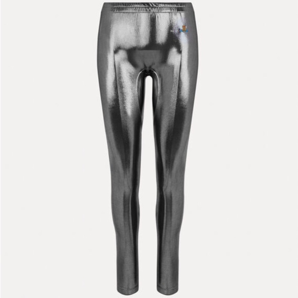 Vivienne Westwood Silver Chrome Leggings brand new size xl